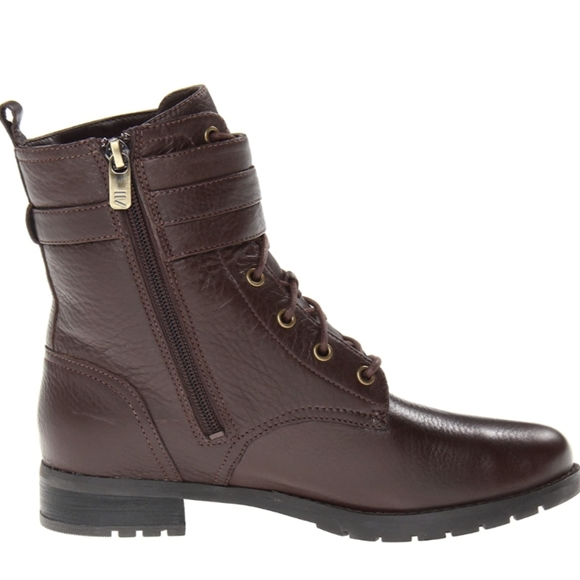 Leather boots lined with faux fur - Picture 2 of 7